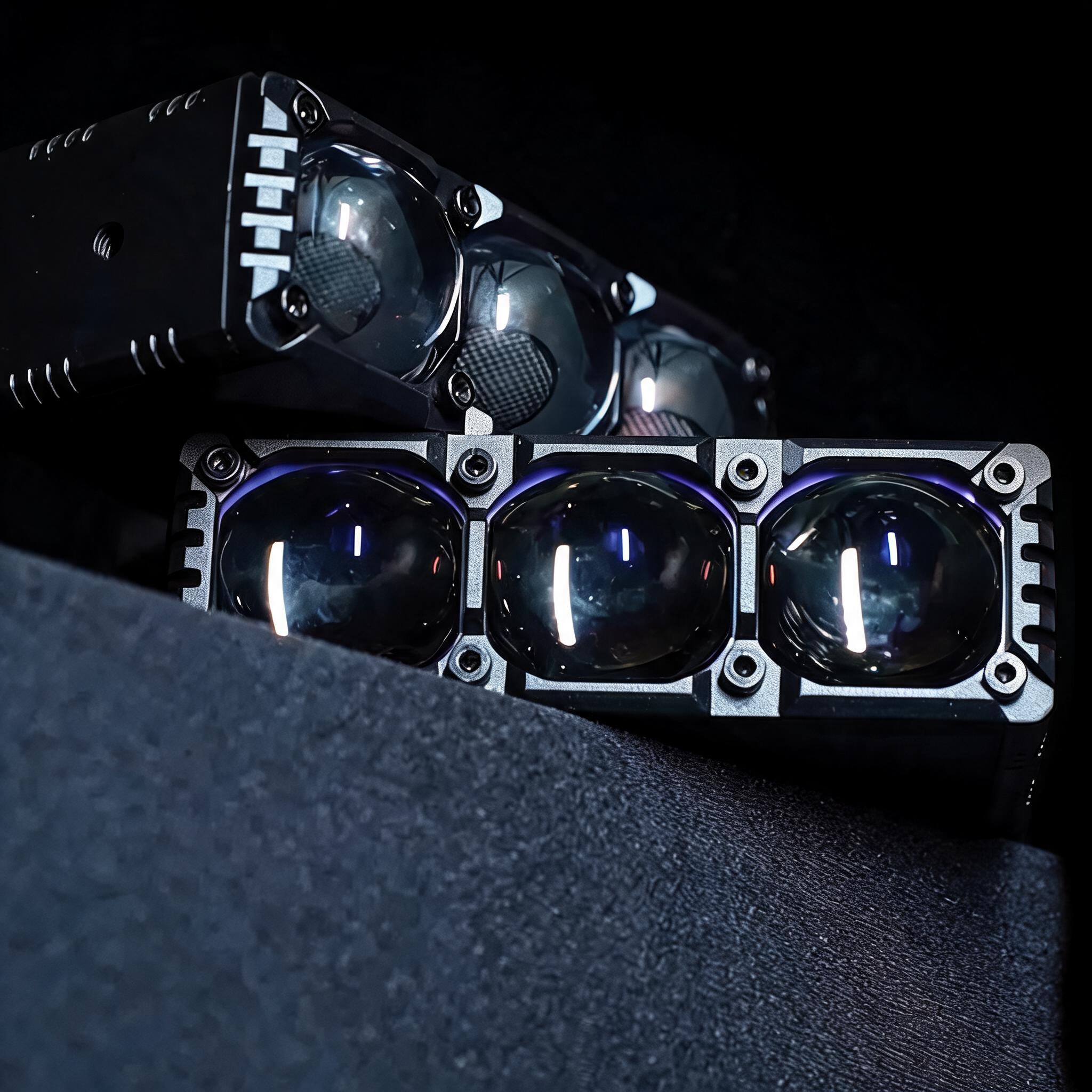FyroLight Trident flagship triple-projector auxiliary light